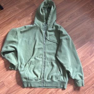 Brandy Melville Oversized Christy Hoodie Matcha